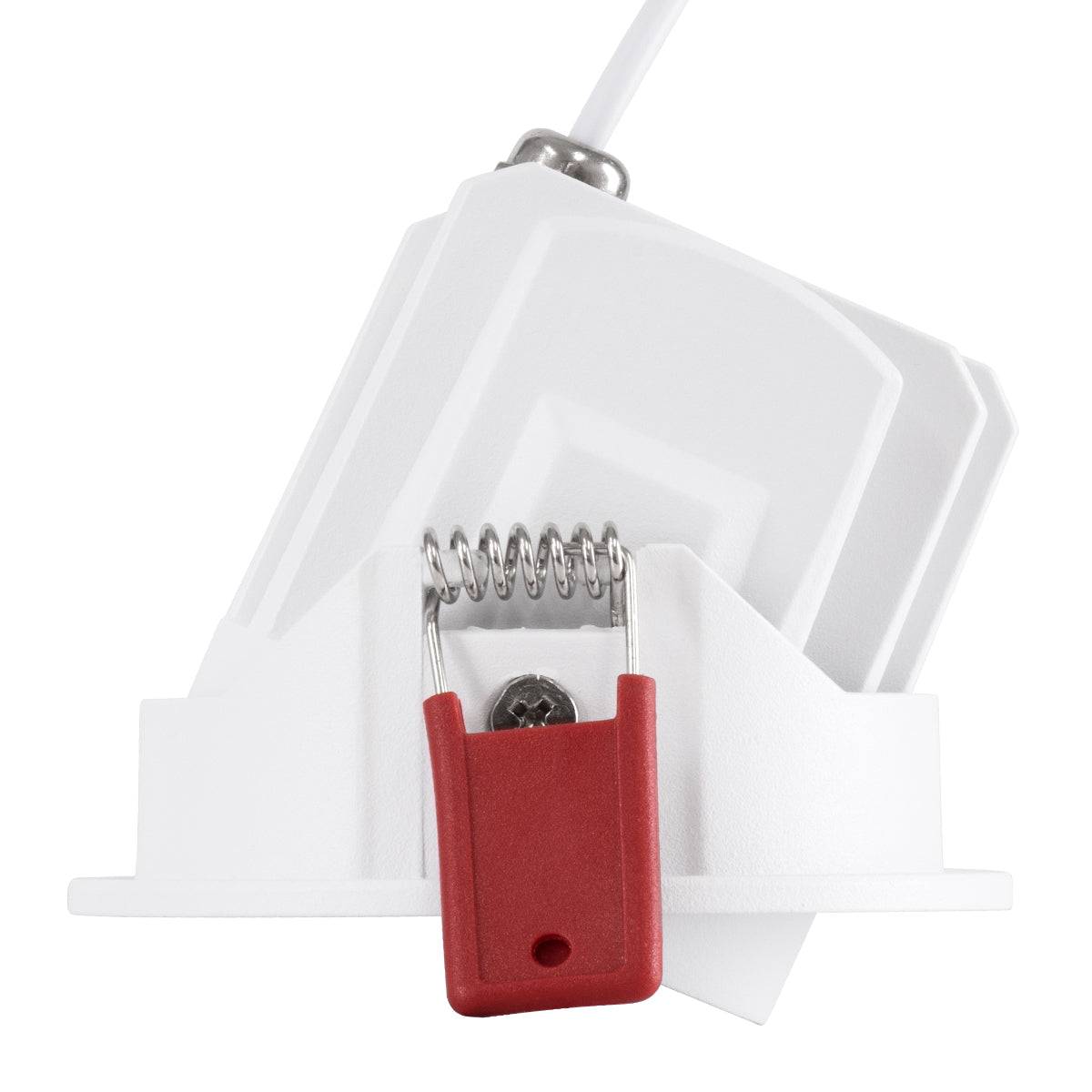 GloboStar® LEO-R 60285 Χωνευτό LED Spot Downlight TrimLess Φ8.5cm 10W 1250lm 38° AC 220-240V IP20 Φ8.5 x Υ6.6cm - Στρόγγυλο - Κινούμενο - Λευκό & Anti-Glare HoneyComb - Θερμό Λευκό 2700K - Bridgelux COB - 5 Years Warranty - ledmania.gr