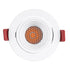 GloboStar® LEO-R 60285 Χωνευτό LED Spot Downlight TrimLess Φ8.5cm 10W 1250lm 38° AC 220-240V IP20 Φ8.5 x Υ6.6cm - Στρόγγυλο - Κινούμενο - Λευκό & Anti-Glare HoneyComb - Θερμό Λευκό 2700K - Bridgelux COB - 5 Years Warranty - ledmania.gr