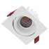 GloboStar® LEO-SQ 60291 Χωνευτό LED Spot Downlight TrimLess Μ8.5xΠ8.5cm 10W 1250lm 38° AC 220-240V IP20 Μ8.5 x Π8.5 x Υ6.6cm - Τετράγωνο - Κινούμενο - Λευκό & Anti-Glare HoneyComb - Θερμό Λευκό 2700K - Bridgelux COB - 5 Years Warranty - ledmania.gr