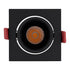 GloboStar® LEO-SQ 60293 Χωνευτό LED Spot Downlight TrimLess Μ8.5xΠ8.5cm 10W 1250lm 38° AC 220-240V IP20 Μ8.5 x Π8.5 x Υ6.6cm - Τετράγωνο - Κινούμενο - Μαύρο & Anti-Glare HoneyComb - Θερμό Λευκό 2700K - Bridgelux COB - 5 Years Warranty - ledmania.gr