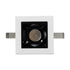 GloboStar® LUMINAR SUPERIOR 60315 Χωνευτό LED Spot Downlight TrimLess 2W 270lm 36° AC 220-240V IP20 Μ4.3 x Π4.3 x Υ4.5cm - Λευκό με Μαύρο Κάτοπτρο - Θερμό Λευκό 2700K - Bridgelux High Lumen Chip Gen2 - TÜV Certified Driver - 5 Years Warranty