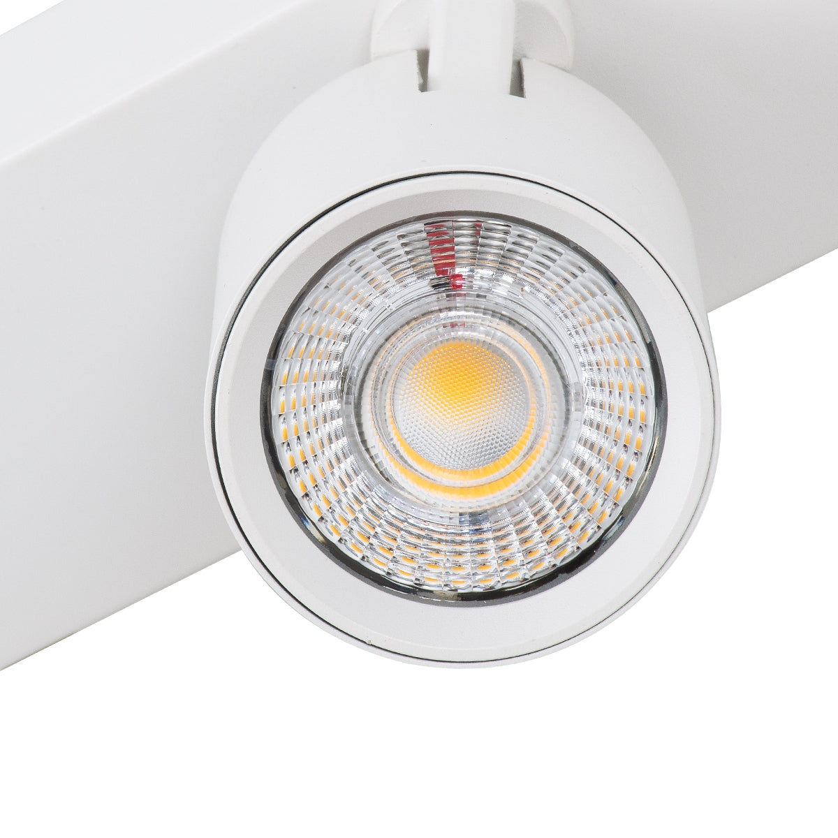 GloboStar® LEONARDO 60349 Μοντέρνο Φωτιστικό Οροφής Ράγα με Κινούμενα Σποτ LED Spot Downlight 30W 3600lm 60° AC 220-240V IP20 Μ52 x Π7 x Υ11.8cm - Λευκό - Φυσικό Λευκό 4500K - Bridgelux COB - ledmania.gr