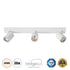 GloboStar® LEONARDO 60349 Μοντέρνο Φωτιστικό Οροφής Ράγα με Κινούμενα Σποτ LED Spot Downlight 30W 3600lm 60° AC 220-240V IP20 Μ52 x Π7 x Υ11.8cm - Λευκό - Φυσικό Λευκό 4500K - Bridgelux COB - ledmania.gr