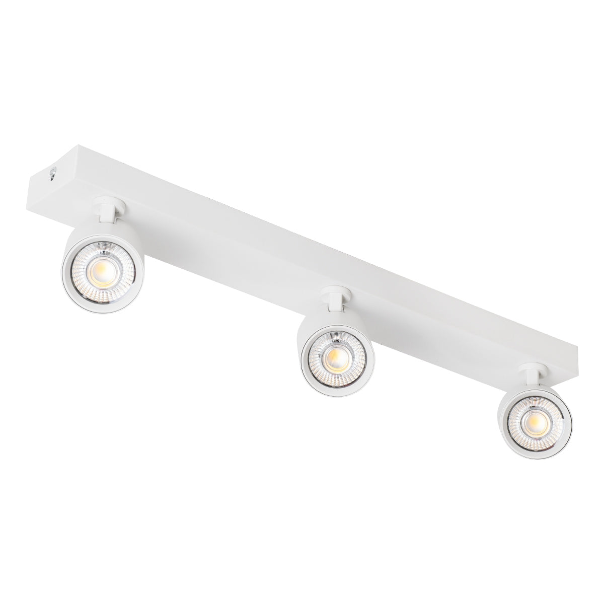 GloboStar® LEONARDO 60349 Μοντέρνο Φωτιστικό Οροφής Ράγα με Κινούμενα Σποτ LED Spot Downlight 30W 3600lm 60° AC 220-240V IP20 Μ52 x Π7 x Υ11.8cm - Λευκό - Φυσικό Λευκό 4500K - Bridgelux COB - ledmania.gr