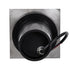 GloboStar® GIGO 60364 Χωνευτό Τετράγωνο Σποτ Δαπέδου για Λάμπα MR16 με Ντουί GU10 - Αδιάβροχο IP68 - IK09 - Ανοξείδωτο Ατσάλι / Stainless Steel 316 - Tempered Glass - Μ11 x Π11 x Υ11.5cm - Nickel Ματ - ledmania.gr