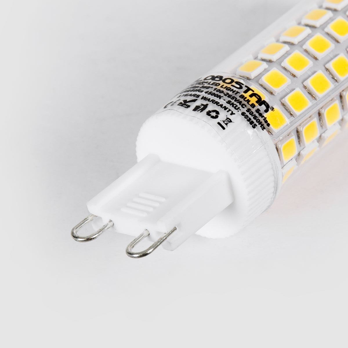 GloboStar® 60385 Λάμπα LED G9 6W 846lm 360° AC 220-240V IP20 Φ1.86 x Υ6.8cm Φυσικό Λευκό 4500K