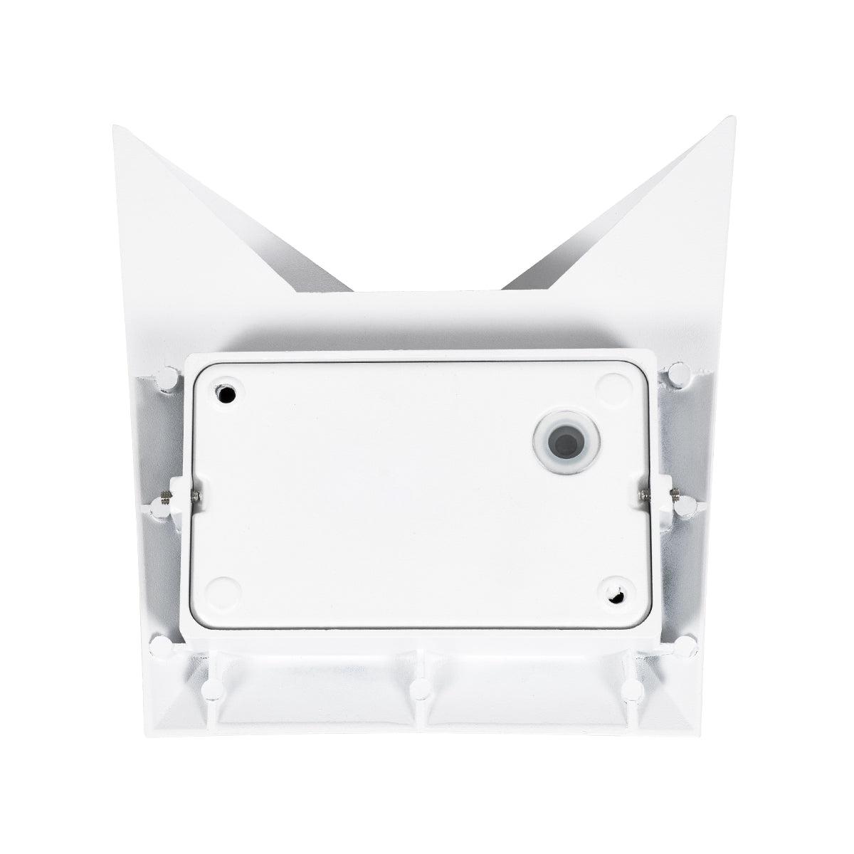 GloboStar® STEALTH 60518 Φωτιστικό Τοίχου - Απλίκα Αρχιτεκτονικού Φωτισμού Εσωτερικού/Εξωτερικού Χώρου Up or Down LED 10W 1000lm 60° AC220-240V Αδιάβροχο IP65 - Σώμα Αλουμινίου & Tempered Glass - Μ17 x Π17 x Υ7.5cm - Θερμό Λευκό 2700K - Λευκό - Bridgel... - ledmania.gr