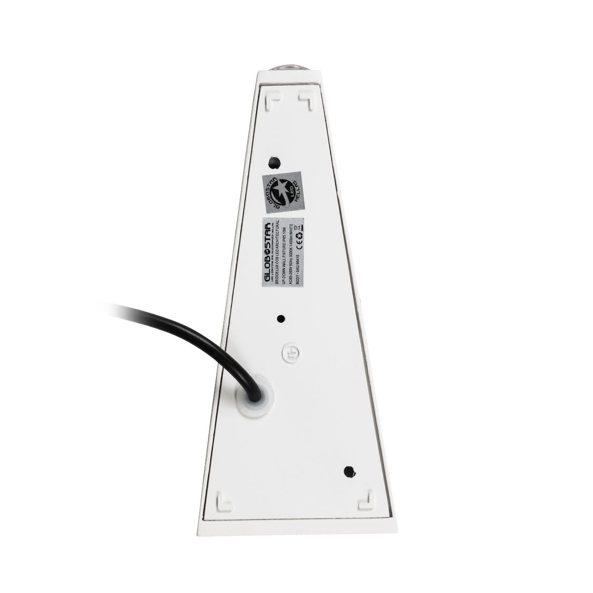 GloboStar® TRIANDE 60557 Φωτιστικό Τοίχου - Απλίκα Αρχιτεκτονικού Φωτισμού Εσωτερικού/Εξωτερικού Χώρου Up & Down LED 10W 1250lm 5° & 60° AC 220-240V Αδιάβροχο IP65 Μ8.5 x Π8.5 x Υ20cm - Ψυχρό Λευκό 6000K - Λευκό - Bridgelux Chip - 3 Χρόνια Εγγύηση - ledmania.gr