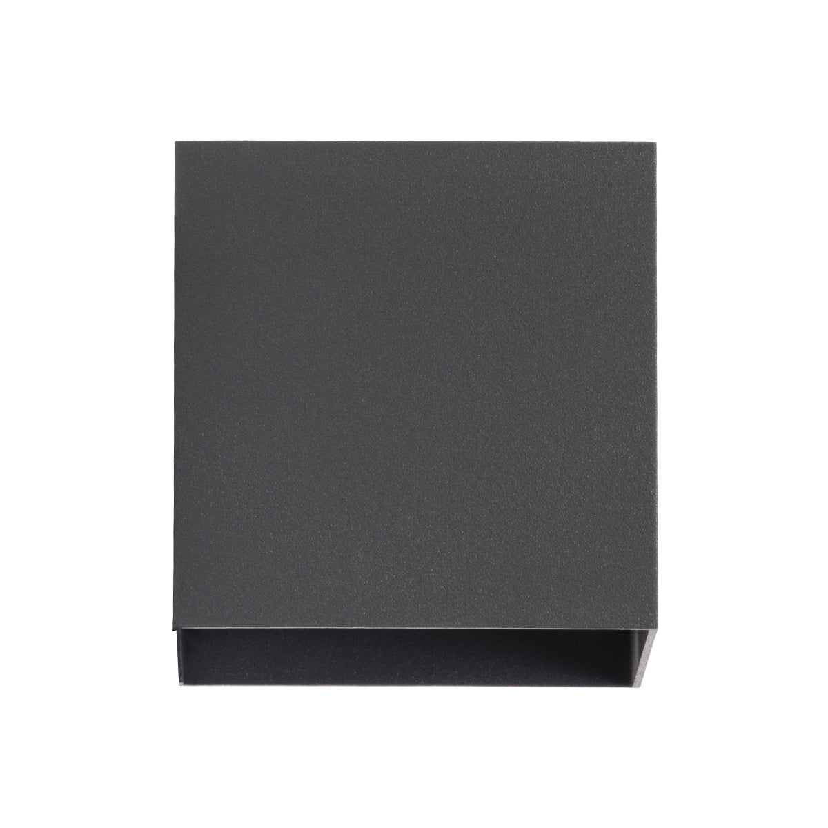 GloboStar® AXIS-S 60567 Φωτιστικό Τοίχου - Απλίκα Αρχιτεκτονικού Φωτισμού Εσωτερικού/Εξωτερικού Χώρου Up & Down LED 10W 1250lm 10 έως 60° AC 220-240V Αδιάβροχο IP65 Μ10 x Π10 x Υ10cm - Ψυχρό Λευκό 6000K - Γκρι Ανθρακί - Bridgelux Chip - 3 Χρόνια Εγγύηση - ledmania.gr