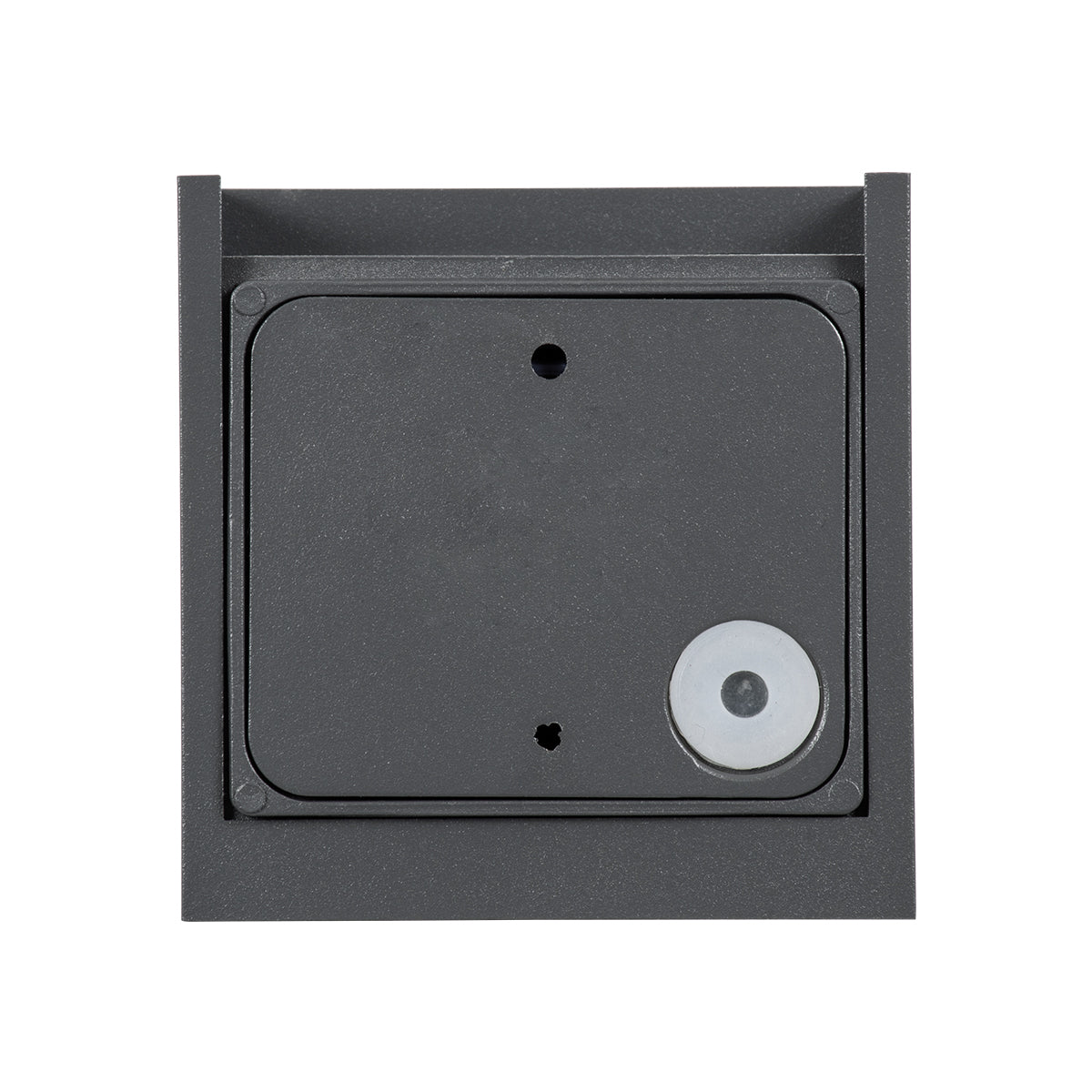 GloboStar® AXIS-S 60567 Φωτιστικό Τοίχου - Απλίκα Αρχιτεκτονικού Φωτισμού Εσωτερικού/Εξωτερικού Χώρου Up & Down LED 10W 1250lm 10 έως 60° AC 220-240V Αδιάβροχο IP65 Μ10 x Π10 x Υ10cm - Ψυχρό Λευκό 6000K - Γκρι Ανθρακί - Bridgelux Chip - 3 Χρόνια Εγγύηση - ledmania.gr
