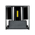 GloboStar® AXIS-S 60567 Φωτιστικό Τοίχου - Απλίκα Αρχιτεκτονικού Φωτισμού Εσωτερικού/Εξωτερικού Χώρου Up & Down LED 10W 1250lm 10 έως 60° AC 220-240V Αδιάβροχο IP65 Μ10 x Π10 x Υ10cm - Ψυχρό Λευκό 6000K - Γκρι Ανθρακί - Bridgelux Chip - 3 Χρόνια Εγγύηση - ledmania.gr