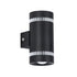 GloboStar® CANNONAL 60577 Φωτιστικό Τοίχου - Απλίκα Αρχιτεκτονικού Φωτισμού Εσωτερικού Χώρου Up & Down LED 10W 1150lm 30° AC 220-240V IP20 Μ5 x Π6.5 x Υ11cm - Θερμό Λευκό 2700K - Μαύρο με Λευκό - Bridgelux Chip - 3 Χρόνια Εγγύηση - ledmania.gr