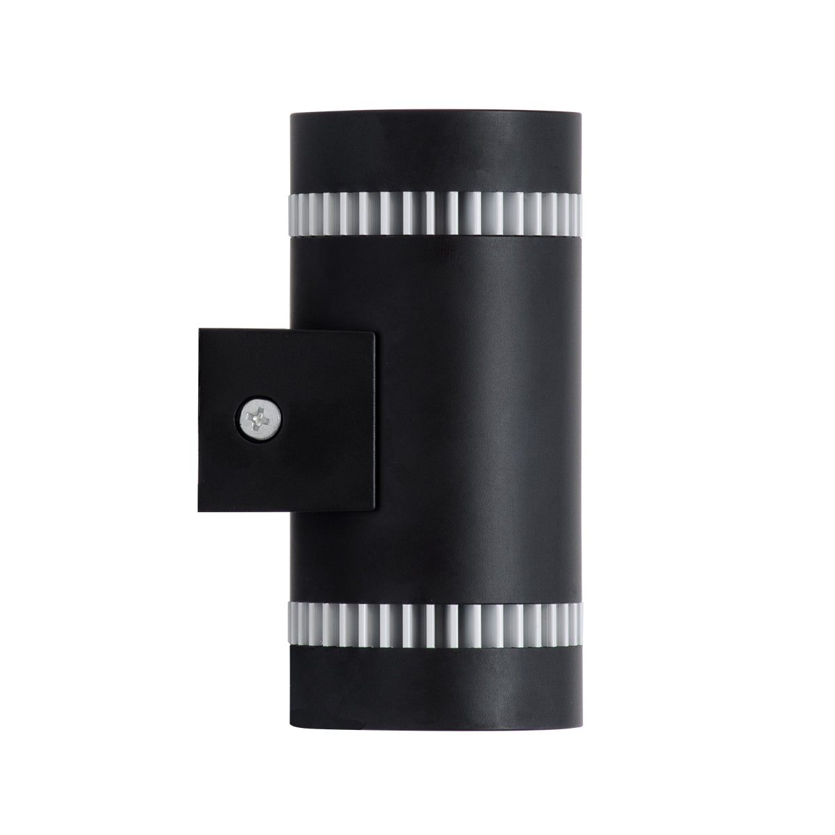 GloboStar® CANNONAL 60577 Φωτιστικό Τοίχου - Απλίκα Αρχιτεκτονικού Φωτισμού Εσωτερικού Χώρου Up & Down LED 10W 1150lm 30° AC 220-240V IP20 Μ5 x Π6.5 x Υ11cm - Θερμό Λευκό 2700K - Μαύρο με Λευκό - Bridgelux Chip - 3 Χρόνια Εγγύηση - ledmania.gr