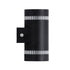 GloboStar® CANNONAL 60577 Φωτιστικό Τοίχου - Απλίκα Αρχιτεκτονικού Φωτισμού Εσωτερικού Χώρου Up & Down LED 10W 1150lm 30° AC 220-240V IP20 Μ5 x Π6.5 x Υ11cm - Θερμό Λευκό 2700K - Μαύρο με Λευκό - Bridgelux Chip - 3 Χρόνια Εγγύηση - ledmania.gr