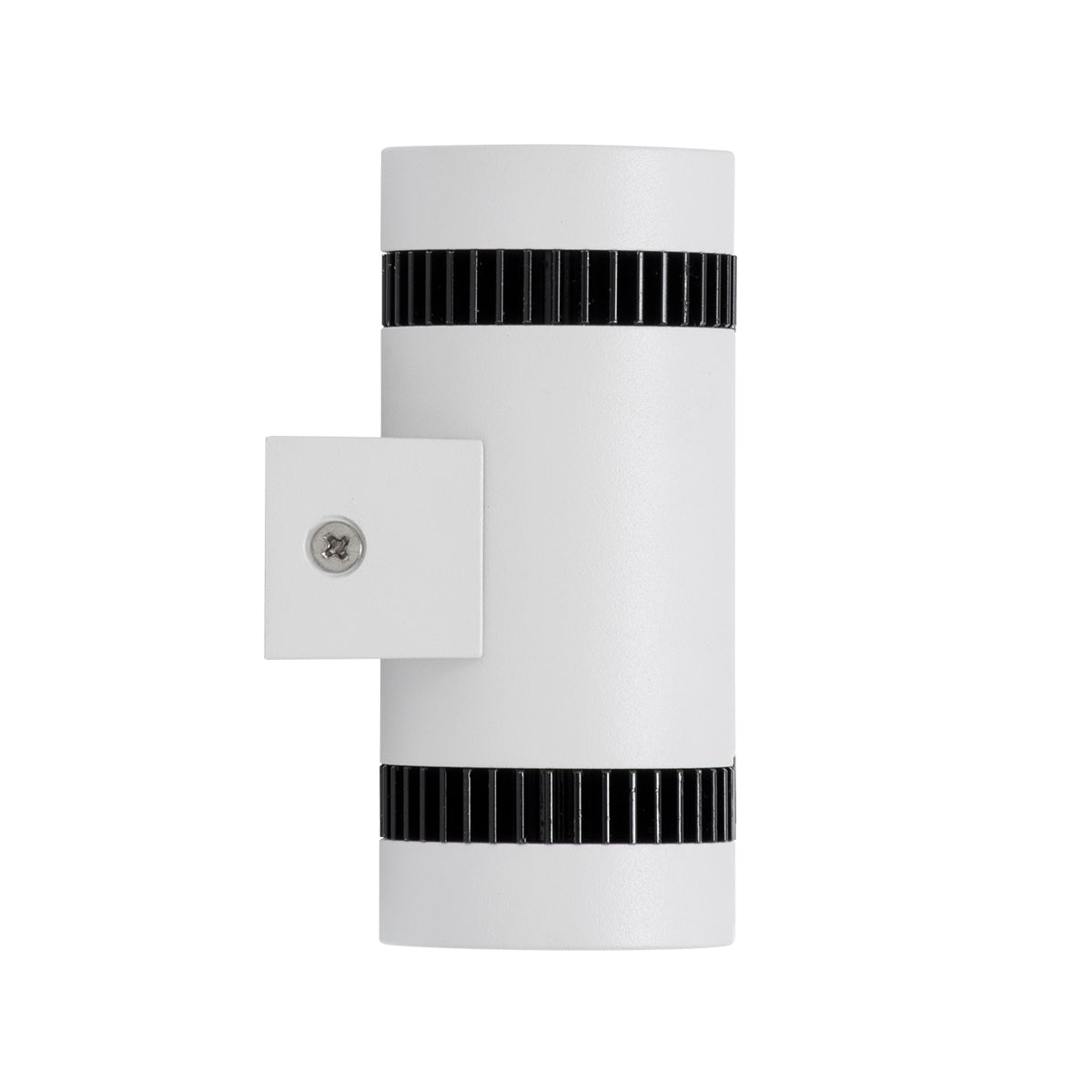 GloboStar® CANNONAL 60578 Φωτιστικό Τοίχου - Απλίκα Αρχιτεκτονικού Φωτισμού Εσωτερικού Χώρου Up & Down LED 20W 2300lm 30° AC 220-240V IP20 Μ12 x Π6.5 x Υ11cm - Θερμό Λευκό 2700K - Λευκό με Μαύρο - Bridgelux Chip - 3 Χρόνια Εγγύηση - ledmania.gr