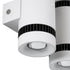 GloboStar® CANNONAL 60578 Φωτιστικό Τοίχου - Απλίκα Αρχιτεκτονικού Φωτισμού Εσωτερικού Χώρου Up & Down LED 20W 2300lm 30° AC 220-240V IP20 Μ12 x Π6.5 x Υ11cm - Θερμό Λευκό 2700K - Λευκό με Μαύρο - Bridgelux Chip - 3 Χρόνια Εγγύηση - ledmania.gr