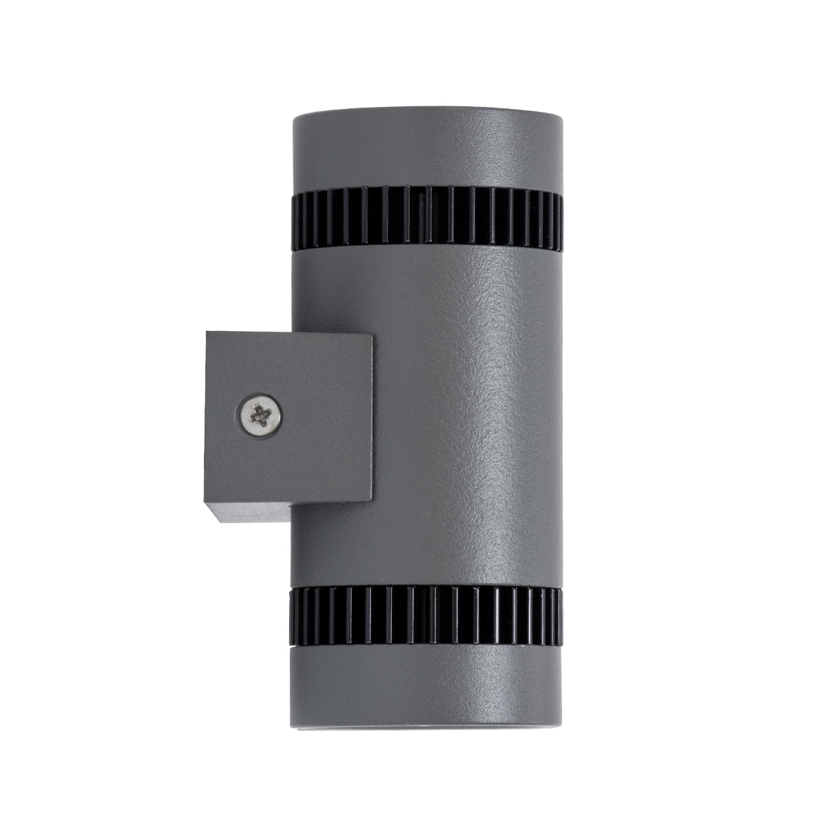 GloboStar® CANNONAL 60579 Φωτιστικό Τοίχου - Απλίκα Αρχιτεκτονικού Φωτισμού Εσωτερικού Χώρου Up & Down LED 20W 2300lm 30° AC 220-240V IP20 Μ12 x Π6.5 x Υ11cm - Θερμό Λευκό 2700K - Γκρι Ανθρακί με Μαύρο - Bridgelux Chip - 3 Χρόνια Εγγύηση - ledmania.gr
