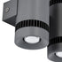 GloboStar® CANNONAL 60579 Φωτιστικό Τοίχου - Απλίκα Αρχιτεκτονικού Φωτισμού Εσωτερικού Χώρου Up & Down LED 20W 2300lm 30° AC 220-240V IP20 Μ12 x Π6.5 x Υ11cm - Θερμό Λευκό 2700K - Γκρι Ανθρακί με Μαύρο - Bridgelux Chip - 3 Χρόνια Εγγύηση - ledmania.gr