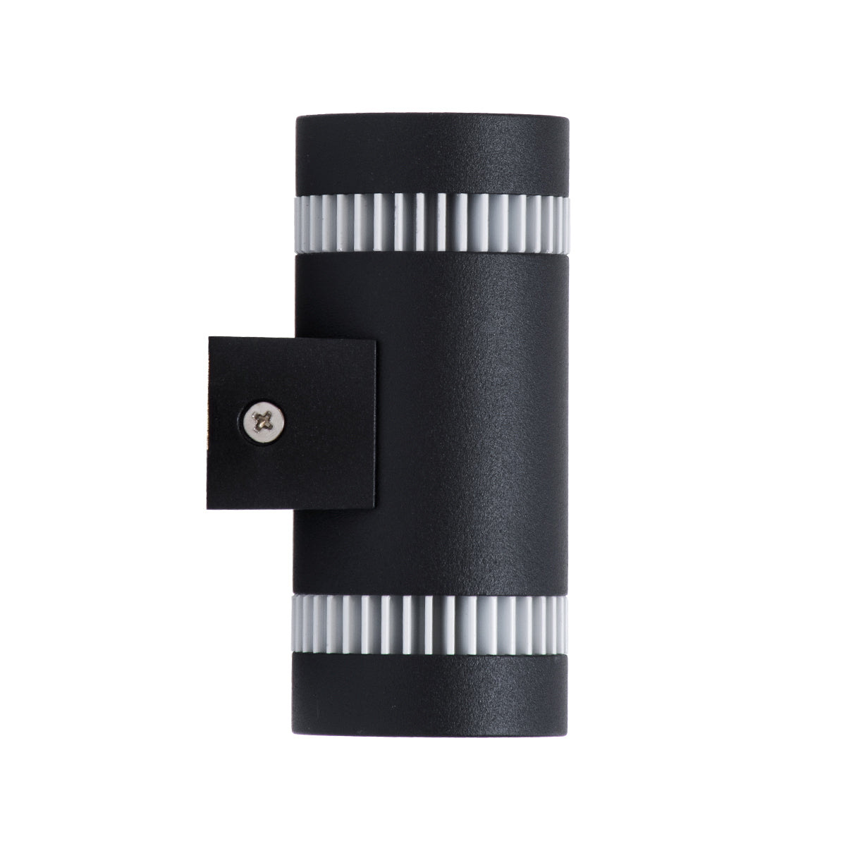 GloboStar® CANNONAL 60580 Φωτιστικό Τοίχου - Απλίκα Αρχιτεκτονικού Φωτισμού Εσωτερικού Χώρου Up & Down LED 20W 2300lm 30° AC 220-240V IP20 Μ12 x Π6.5 x Υ11cm - Θερμό Λευκό 2700K - Μαύρο με Λευκό - Bridgelux Chip - 3 Χρόνια Εγγύηση - ledmania.gr