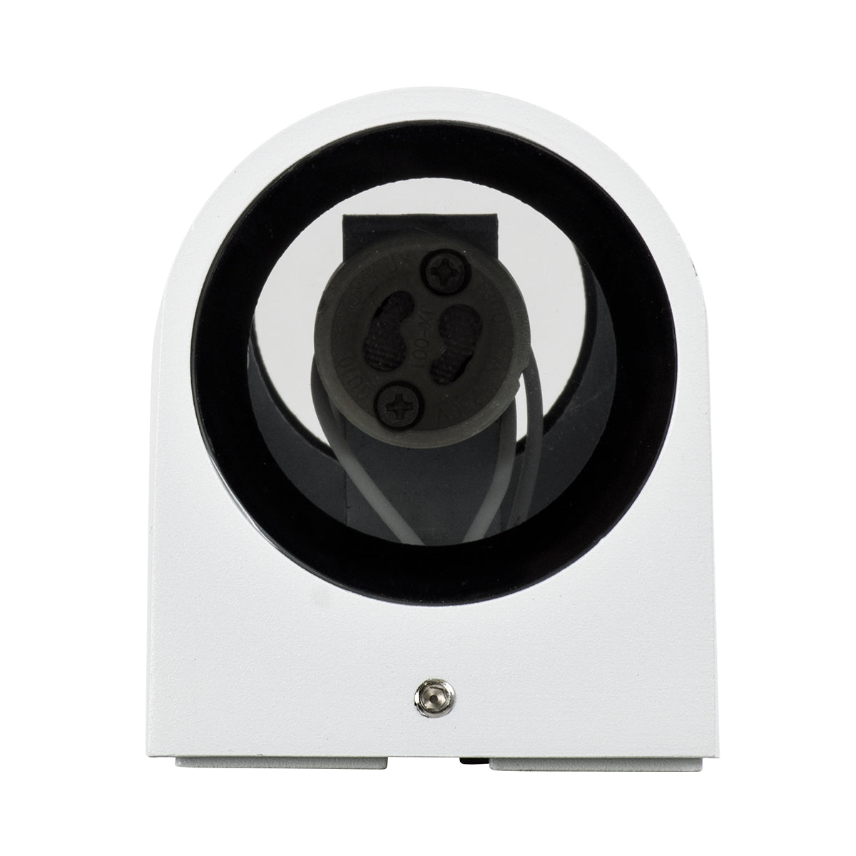 GloboStar® MURANO 60608 Φωτιστικό Τοίχου - Απλίκα Αρχιτεκτονικού Φωτισμού Εξωτερικού Χώρου Up & Down Αλουμινίου με Ντουί 2 x GU10 AC 220-240V Αδιάβροχο IP65 L15 x W8 x H6.8cm - Λευκό - 5 Years Warranty - ledmania.gr