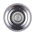 GloboStar® AKIRA 60619 Επιφανειακό Κινούμενο Στρόγγυλο Φωτιστικό Σποτ Αλουμινίου με Ντουί GU10 AC 220-240V IP44 Φ8 x Υ10cm - Ασημί Βούρτσας - 5 Years Warranty - ledmania.gr