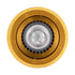 GloboStar® AKIRA 60620 Επιφανειακό Κινούμενο Στρόγγυλο Φωτιστικό Σποτ Αλουμινίου με Ντουί GU10 AC 220-240V IP44 Φ8 x Υ10cm - Χρυσό Βούρτσας - 5 Years Warranty - ledmania.gr