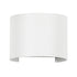 GloboStar® AXIS-R 60638 Φωτιστικό Τοίχου - Απλίκα Αρχιτεκτονικού Φωτισμού Εσωτερικού/Εξωτερικού Χώρου Up & Down LED 10W 1200lm 10 έως 60° AC 220-240V Αδιάβροχο IP65 Μ10 x Π10 x Υ10cm - Φυσικό Λευκό 4500K - Λευκό - Bridgelux Chip - 3 Years Warranty - ledmania.gr