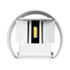 GloboStar® AXIS-R 60638 Φωτιστικό Τοίχου - Απλίκα Αρχιτεκτονικού Φωτισμού Εσωτερικού/Εξωτερικού Χώρου Up & Down LED 10W 1200lm 10 έως 60° AC 220-240V Αδιάβροχο IP65 Μ10 x Π10 x Υ10cm - Φυσικό Λευκό 4500K - Λευκό - Bridgelux Chip - 3 Years Warranty - ledmania.gr