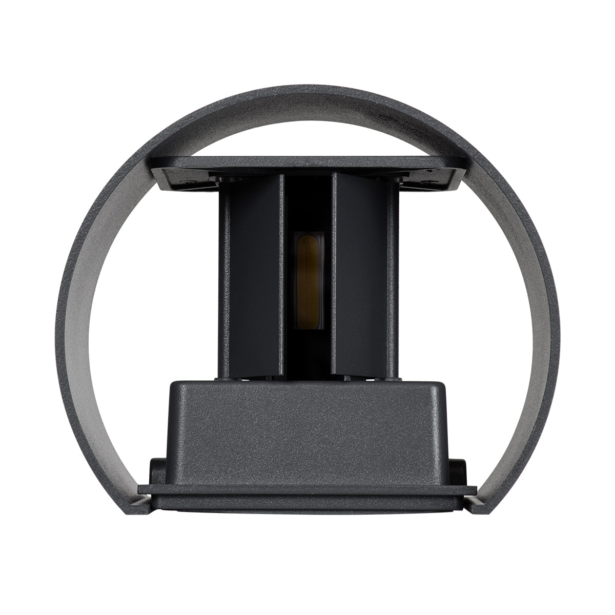 GloboStar® AXIS-R 60639 Φωτιστικό Τοίχου - Απλίκα Αρχιτεκτονικού Φωτισμού Εσωτερικού/Εξωτερικού Χώρου Up & Down LED 10W 1200lm 10 έως 60° AC 220-240V Αδιάβροχο IP65 Μ10 x Π10 x Υ10cm - Φυσικό Λευκό 4500K - Γκρι Ανθρακί- Bridgelux Chip - 3 Years Warranty - ledmania.gr