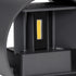 GloboStar® AXIS-R 60639 Φωτιστικό Τοίχου - Απλίκα Αρχιτεκτονικού Φωτισμού Εσωτερικού/Εξωτερικού Χώρου Up & Down LED 10W 1200lm 10 έως 60° AC 220-240V Αδιάβροχο IP65 Μ10 x Π10 x Υ10cm - Φυσικό Λευκό 4500K - Γκρι Ανθρακί- Bridgelux Chip - 3 Years Warranty - ledmania.gr