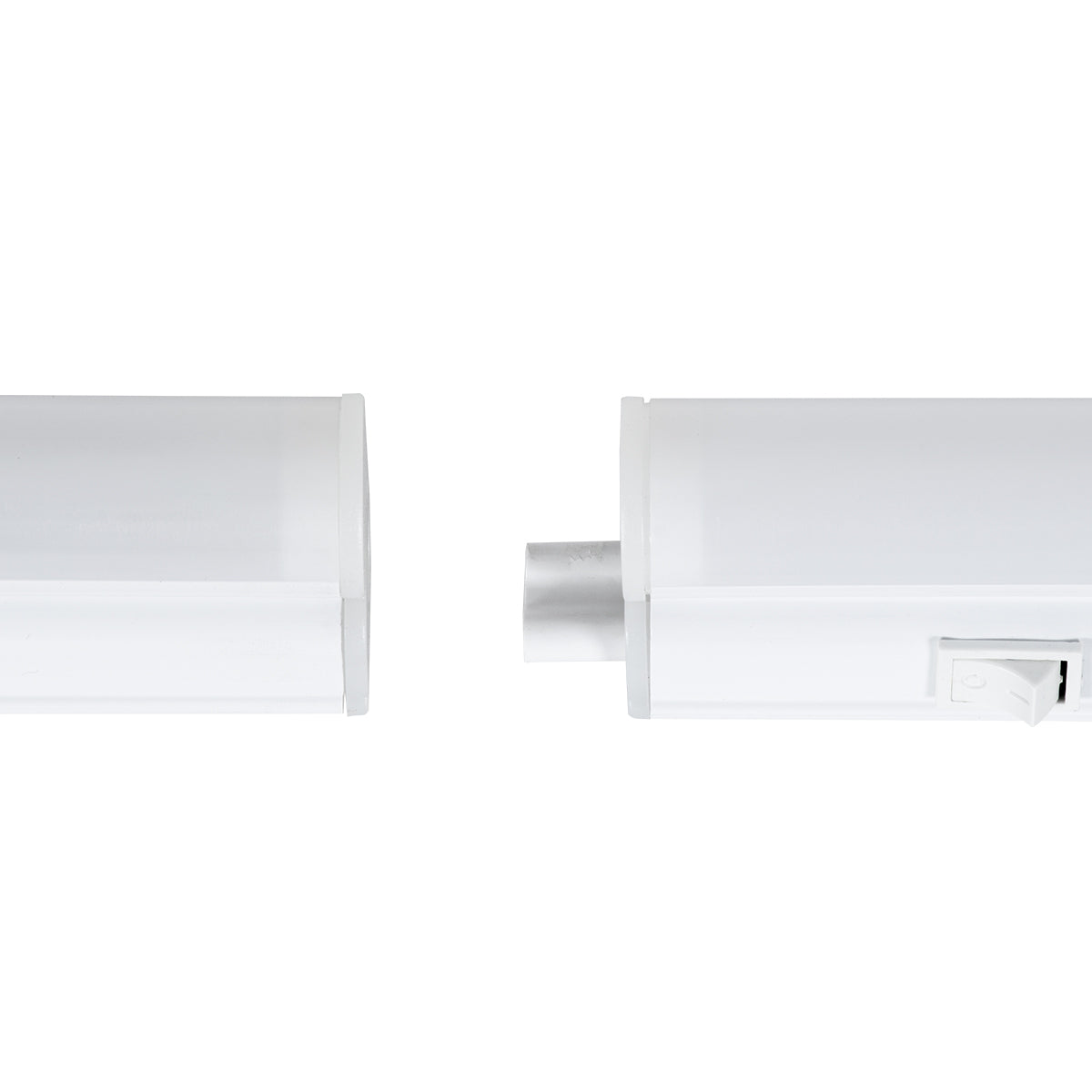 GloboStar® TUBO 60785 Γραμμικό Φωτιστικό Οροφής Linear LED Τύπου T5 Επεκτεινόμενο 5.5W 539lm 180° AC 220-240V IP20 Πάγκου Κουζίνας με Διακόπτη On/Off Μ30 x Π2.2 x Υ3.5cm Φυσικό Λευκό 4500K - Λευκό - 3 Years Warranty - ledmania.gr