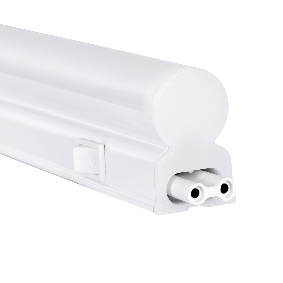 GloboStar® TUBO 60785 Γραμμικό Φωτιστικό Οροφής Linear LED Τύπου T5 Επεκτεινόμενο 5.5W 539lm 180° AC 220-240V IP20 Πάγκου Κουζίνας με Διακόπτη On/Off Μ30 x Π2.2 x Υ3.5cm Φυσικό Λευκό 4500K - Λευκό - 3 Years Warranty - ledmania.gr