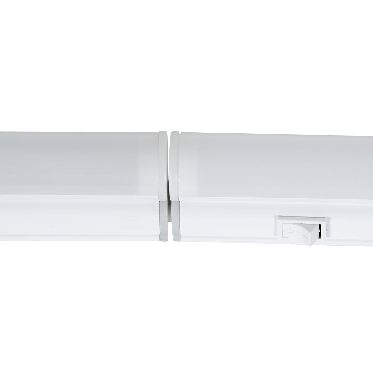 GloboStar® TUBO 60791 Γραμμικό Φωτιστικό Οροφής Linear LED Τύπου T5 Επεκτεινόμενο 18W 1764lm 180° AC 220-240V IP20 Πάγκου Κουζίνας με Διακόπτη On/Off Μ120 x Π2.2 x Υ3.5cm Φυσικό Λευκό 4500K - Λευκό