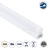 GloboStar® TUBO 60791 Γραμμικό Φωτιστικό Οροφής Linear LED Τύπου T5 Επεκτεινόμενο 18W 1764lm 180° AC 220-240V IP20 Πάγκου Κουζίνας με Διακόπτη On/Off Μ120 x Π2.2 x Υ3.5cm Φυσικό Λευκό 4500K - Λευκό