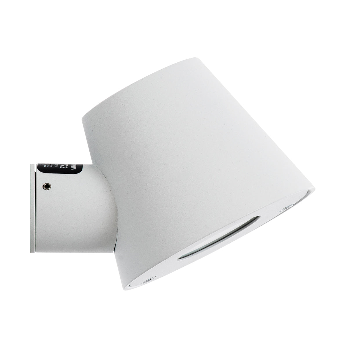 GloboStar® GARDENIA 60793 Φωτιστικό Τοίχου - Απλίκα Αρχιτεκτονικού Φωτισμού Εσωτερικού/Εξωτερικού Χώρου Up or Down Μονόφωτο 1 x GU10 AC220-240V Αδιάβροχο IP65 - Σώμα Αλουμινίου & Tempered Glass - Μ9.5 x Π13 x Υ7.7cm - Λευκό - 5 Years Warranty - ledmania.gr