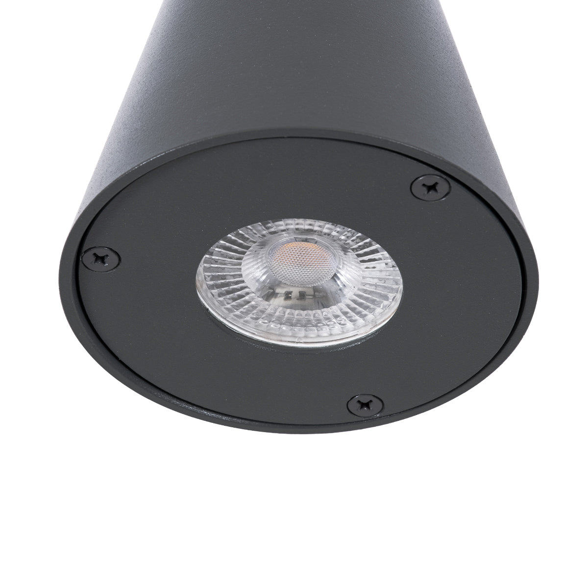 GloboStar® GARDENIA 60794 Φωτιστικό Τοίχου - Απλίκα Αρχιτεκτονικού Φωτισμού Εσωτερικού/Εξωτερικού Χώρου Up or Down Μονόφωτο 1 x GU10 AC220-240V Αδιάβροχο IP65 - Σώμα Αλουμινίου & Tempered Glass - Μ9.5 x Π13 x Υ7.7cm - Γκρι Ανθρακί - 5 Years Warranty - ledmania.gr