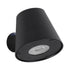 GloboStar® GARDENIA 60795 Φωτιστικό Τοίχου - Απλίκα Αρχιτεκτονικού Φωτισμού Εσωτερικού/Εξωτερικού Χώρου Up or Down Μονόφωτο 1 x GU10 AC220-240V Αδιάβροχο IP65 - Σώμα Αλουμινίου & Tempered Glass - Μ9.5 x Π13 x Υ7.7cm - Μαύρο - 5 Years Warranty - ledmania.gr