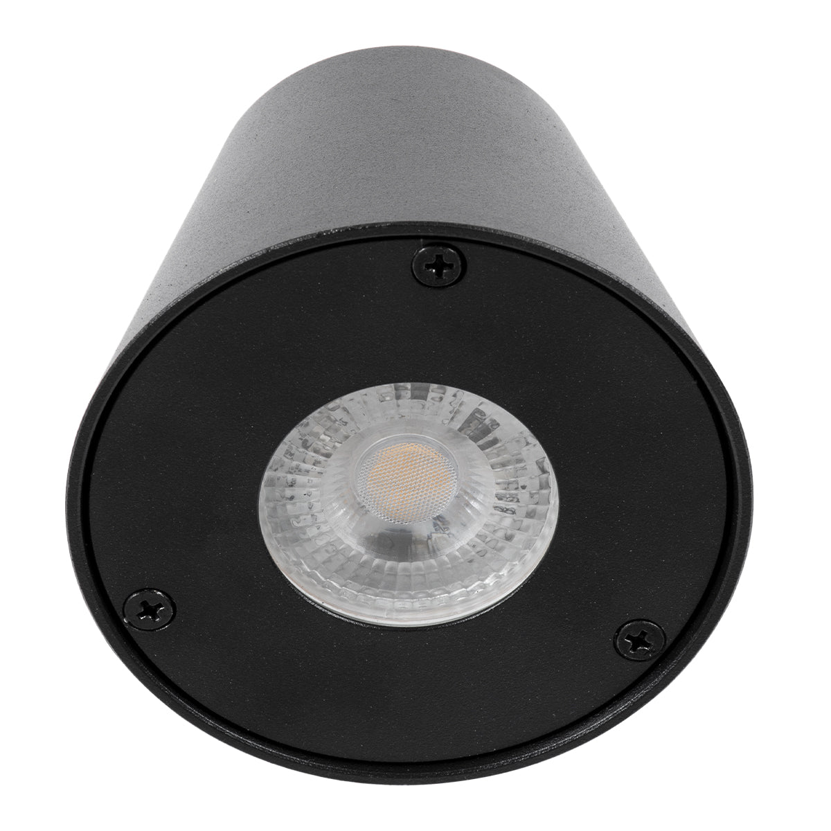 GloboStar® GARDENIA 60795 Φωτιστικό Τοίχου - Απλίκα Αρχιτεκτονικού Φωτισμού Εσωτερικού/Εξωτερικού Χώρου Up or Down Μονόφωτο 1 x GU10 AC220-240V Αδιάβροχο IP65 - Σώμα Αλουμινίου & Tempered Glass - Μ9.5 x Π13 x Υ7.7cm - Μαύρο - 5 Years Warranty - ledmania.gr