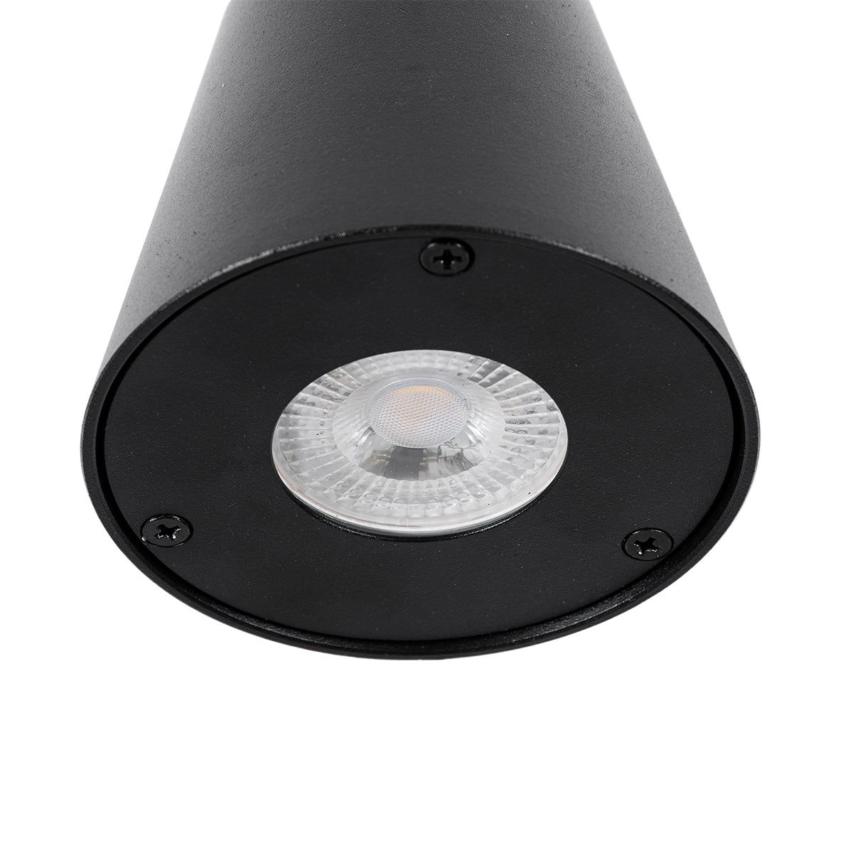 GloboStar® GARDENIA 60795 Φωτιστικό Τοίχου - Απλίκα Αρχιτεκτονικού Φωτισμού Εσωτερικού/Εξωτερικού Χώρου Up or Down Μονόφωτο 1 x GU10 AC220-240V Αδιάβροχο IP65 - Σώμα Αλουμινίου & Tempered Glass - Μ9.5 x Π13 x Υ7.7cm - Μαύρο - 5 Years Warranty - ledmania.gr