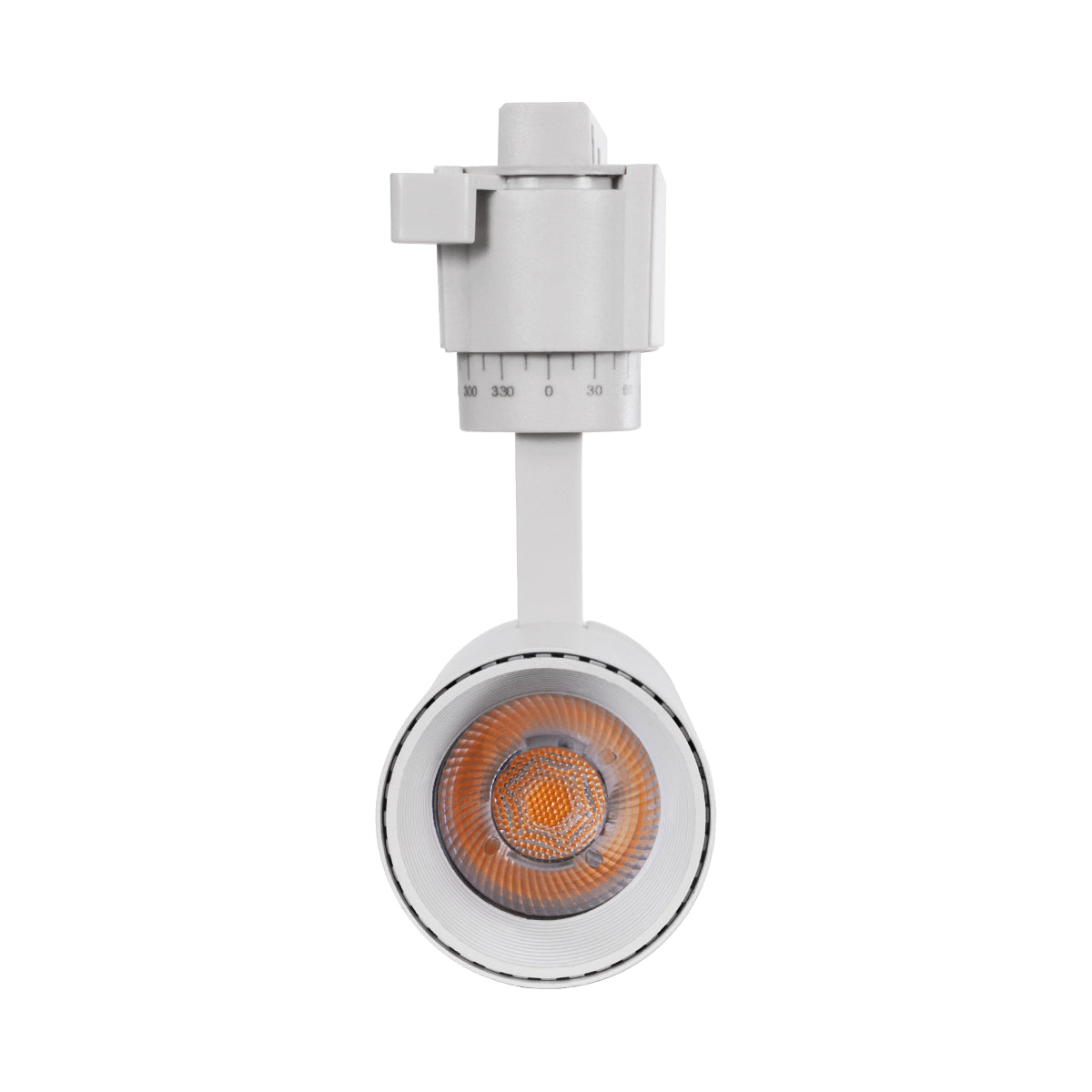 GloboStar® LUGANO 60801 Μονοφασικό Φωτιστικό Σποτ Ράγας LED 10W 1250lm 36° Acrylic HQ LENS AC 220-240V IP20 Φ4.5 x Υ19cm Φυσικό Λευκό 4500K - EUROTRACK® System 1L+1N - Λευκό - Bridgelux Chip - TÜV Certified Driver - 5 Χρόνια Εγγύηση - ledmania.gr