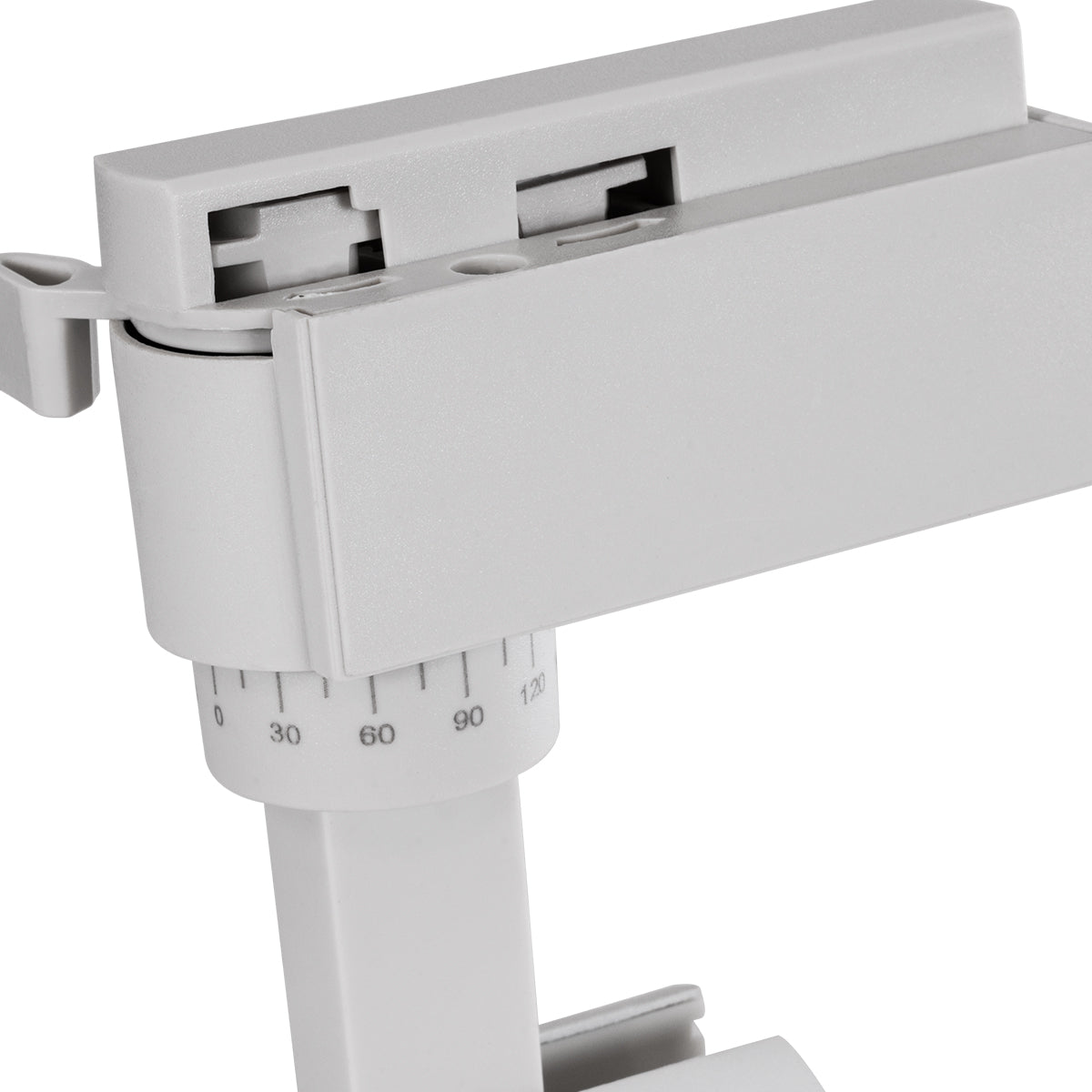 GloboStar® LUGANO 60801 Μονοφασικό Φωτιστικό Σποτ Ράγας LED 10W 1250lm 36° Acrylic HQ LENS AC 220-240V IP20 Φ4.5 x Υ19cm Φυσικό Λευκό 4500K - EUROTRACK® System 1L+1N - Λευκό - Bridgelux Chip - TÜV Certified Driver - 5 Χρόνια Εγγύηση - ledmania.gr