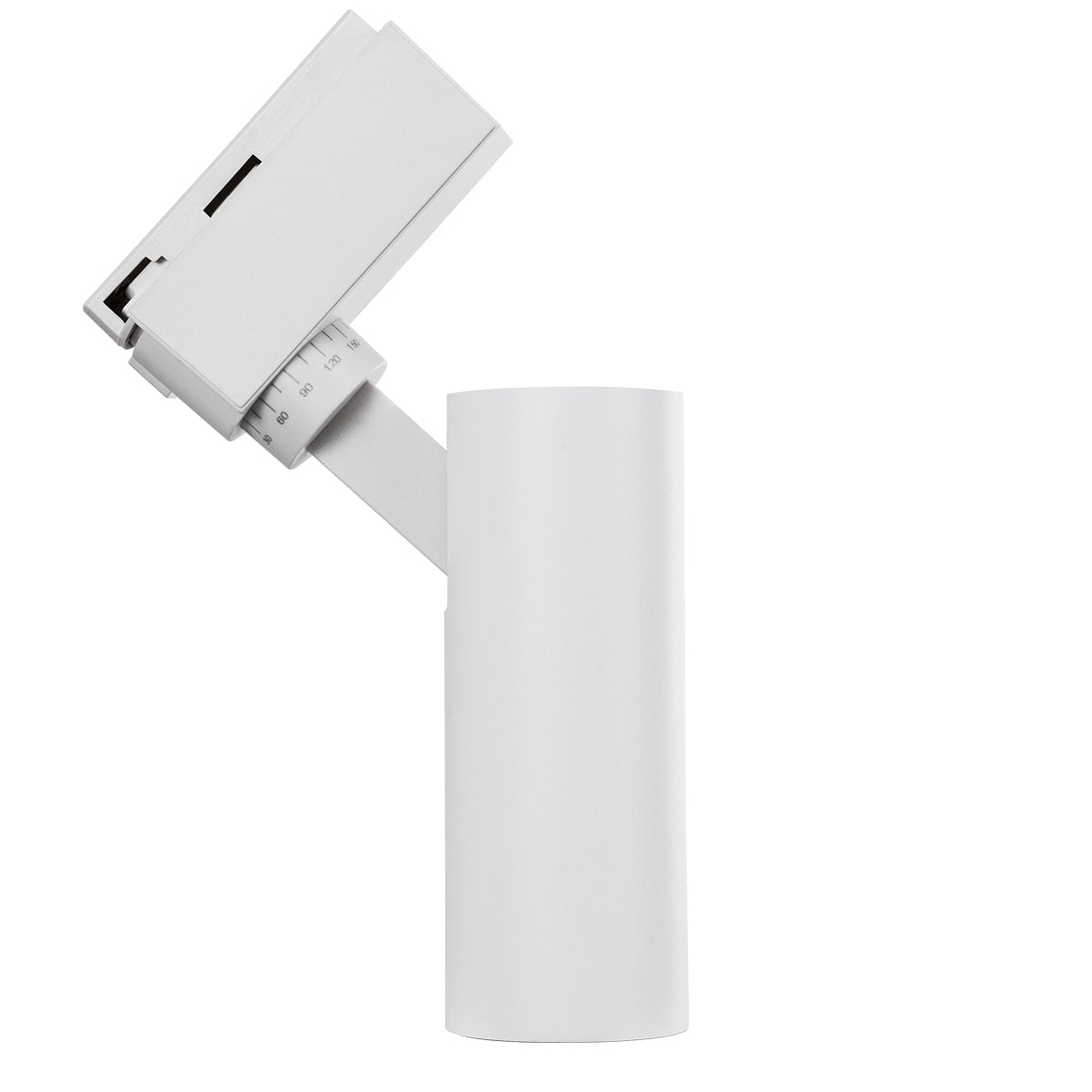 GloboStar® LUGANO 60802 Μονοφασικό Φωτιστικό Σποτ Ράγας LED 10W 1200lm 36° Acrylic HQ LENS AC 220-240V IP20 Φ4.5 x Υ19cm Θερμό Λευκό 2700K - EUROTRACK® System 1L+1N - Λευκό - Bridgelux Chip - TÜV Certified Driver - 5 Χρόνια Εγγύηση - ledmania.gr