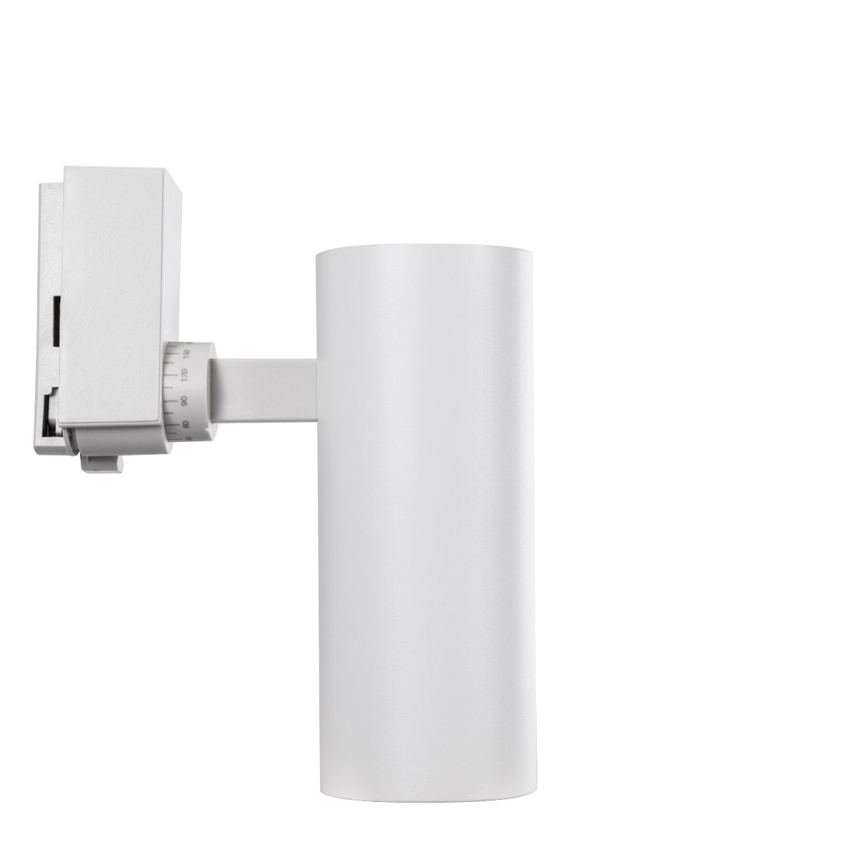 GloboStar® LUGANO 60808 Μονοφασικό Φωτιστικό Σποτ Ράγας LED 20W 2400lm 36° Acrylic HQ LENS AC 220-240V IP20 Φ6.5 x Υ22cm Θερμό Λευκό 2700K - EUROTRACK® System 1L+1N - Λευκό - Bridgelux Chip - TÜV Certified Driver - 5 Χρόνια Εγγύηση - ledmania.gr