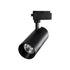 GloboStar® LUGANO 60815 Μονοφασικό Φωτιστικό Σποτ Ράγας LED 30W 3900lm 36° Acrylic HQ LENS AC 220-240V IP20 Φ7.5 x Υ22.7cm Ψυχρό Λευκό 6000K - EUROTRACK® System 1L+1N - Μαύρο - Bridgelux Chip - TÜV Certified Driver - 5 Χρόνια Εγγύηση - ledmania.gr