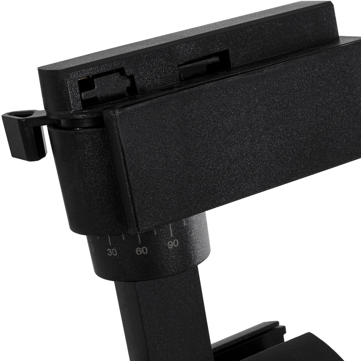 GloboStar® LUGANO 60815 Μονοφασικό Φωτιστικό Σποτ Ράγας LED 30W 3900lm 36° Acrylic HQ LENS AC 220-240V IP20 Φ7.5 x Υ22.7cm Ψυχρό Λευκό 6000K - EUROTRACK® System 1L+1N - Μαύρο - Bridgelux Chip - TÜV Certified Driver - 5 Χρόνια Εγγύηση - ledmania.gr