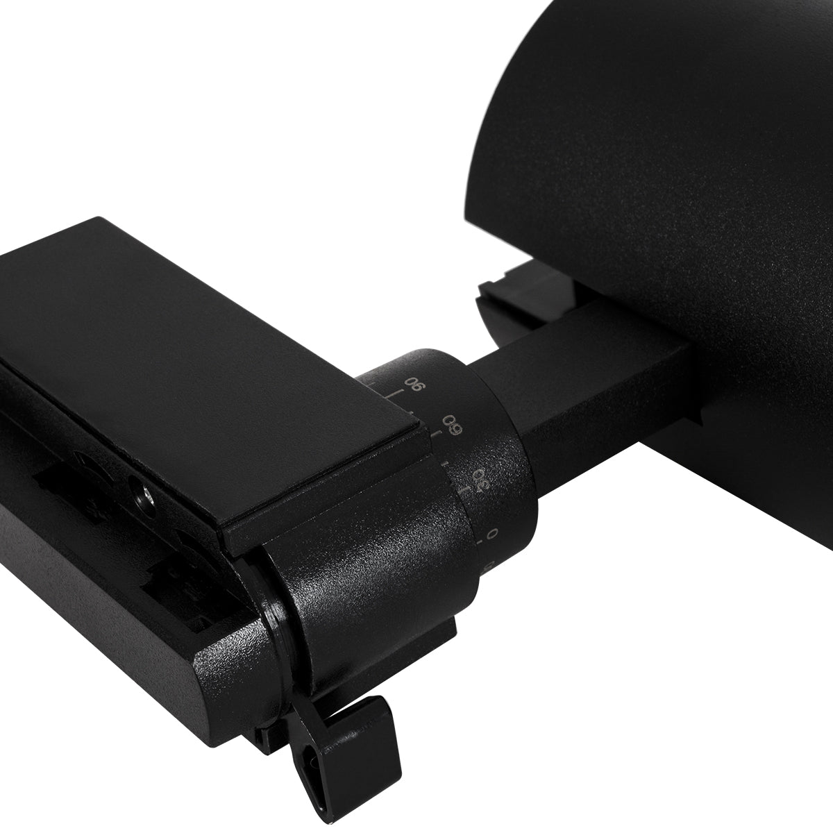 GloboStar® LUGANO 60816 Μονοφασικό Φωτιστικό Σποτ Ράγας LED 30W 3750lm 36° Acrylic HQ LENS AC 220-240V IP20 Φ7.5 x Υ22.7cm Φυσικό Λευκό 4500K - EUROTRACK® System 1L+1N - Μαύρο - Bridgelux Chip - TÜV Certified Driver - 5 Χρόνια Εγγύηση - ledmania.gr