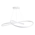 GloboStar® DEXTER 60918 Κρεμαστό Φωτιστικό Οροφής Design LED CCT 120W 13440lm 300° AC 220-240V - Εναλλαγή Φωτισμού μέσω Τηλεχειριστηρίου All In One Ψυχρό 6000k+Φυσικό 4500k+Θερμό 2700k Dimmable Φ103cm - Λευκό - 3 Years Warranty - ledmania.gr