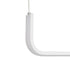 GloboStar® LINARIA 60922 Κρεμαστό Φωτιστικό Οροφής Design LED CCT 36W 4150lm 200° AC 220-240V - Εναλλαγή Φωτισμού μέσω Τηλεχειριστηρίου All In One Ψυχρό 6000k+Φυσικό 4500k+Θερμό 2700k Dimmable Μ120 x Π2 x Υ10cm - Λευκό - 3 Years Warranty - ledmania.gr