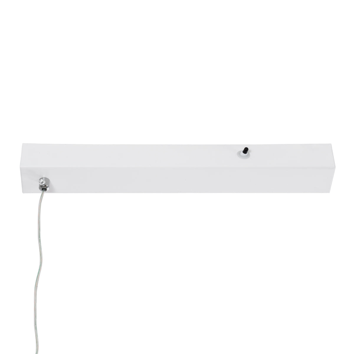 GloboStar® LINARIA 60922 Κρεμαστό Φωτιστικό Οροφής Design LED CCT 36W 4150lm 200° AC 220-240V - Εναλλαγή Φωτισμού μέσω Τηλεχειριστηρίου All In One Ψυχρό 6000k+Φυσικό 4500k+Θερμό 2700k Dimmable Μ120 x Π2 x Υ10cm - Λευκό - 3 Years Warranty - ledmania.gr