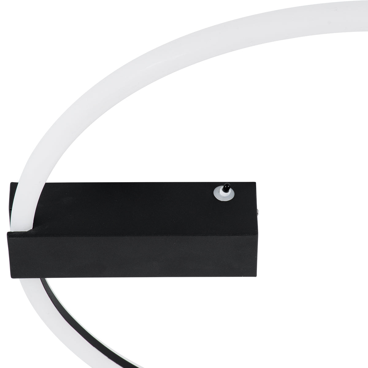 GloboStar® CINDERELLA 60980 Φωτιστικό Οροφής Δαχτυλίδι-Κύκλος LED CCT 30W 3360lm 360° AC 220-240V - Εναλλαγή Φωτισμού μέσω Τηλεχειριστηρίου All In One Ψυχρό 6000k+Φυσικό 4500k+Θερμό 2700k Dimmable Φ50cm - Μαύρο - 3 Years Warranty - ledmania.gr